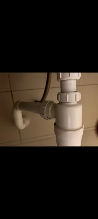 Recent plumbing work photo
